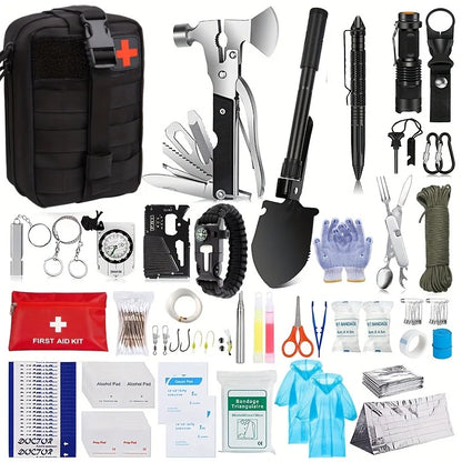 Survival-Kit mit Multifunktionswerkzeugen – Outdoor