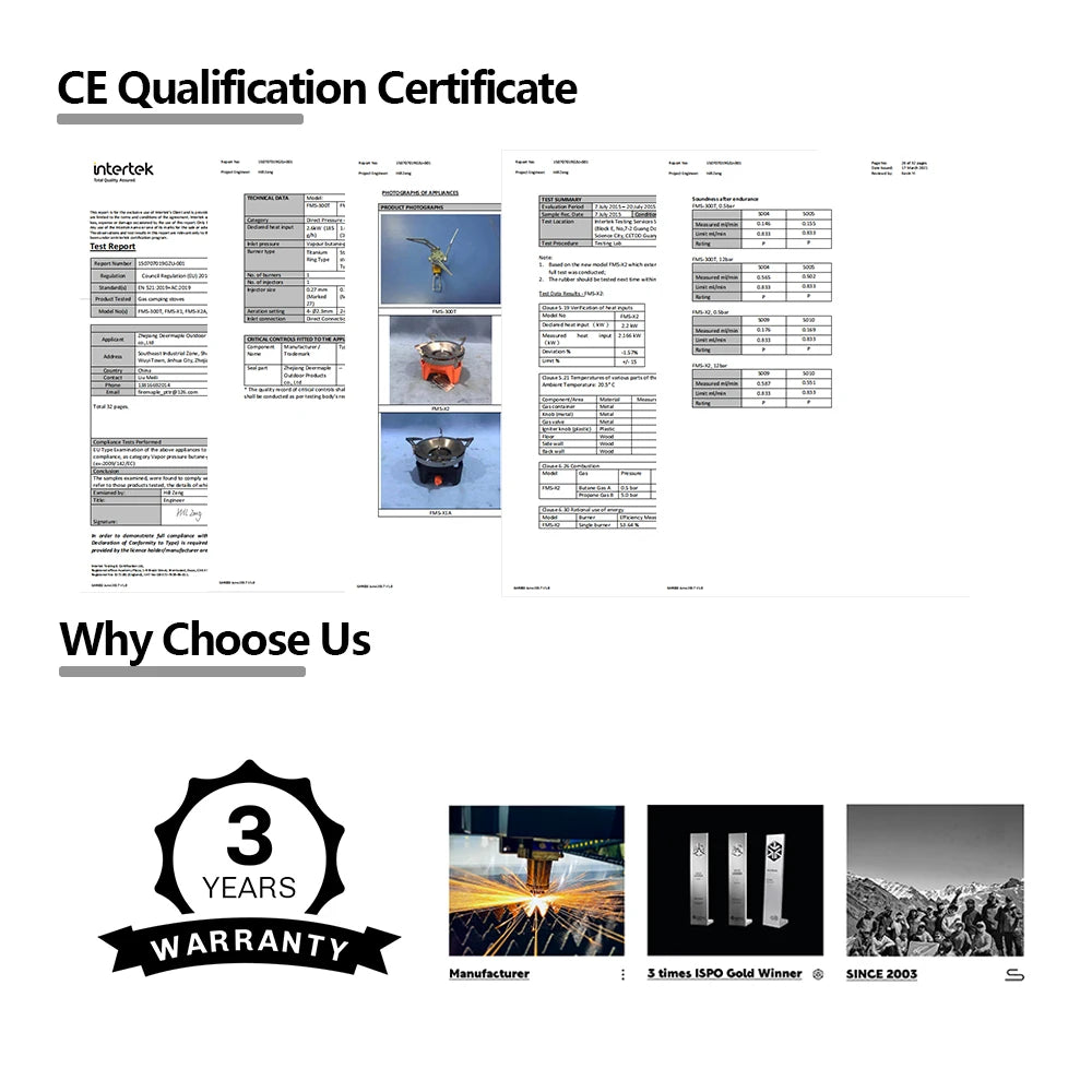 Campingkocher FMS-X1 – Tragbares Kochen mit Wärmetauscher