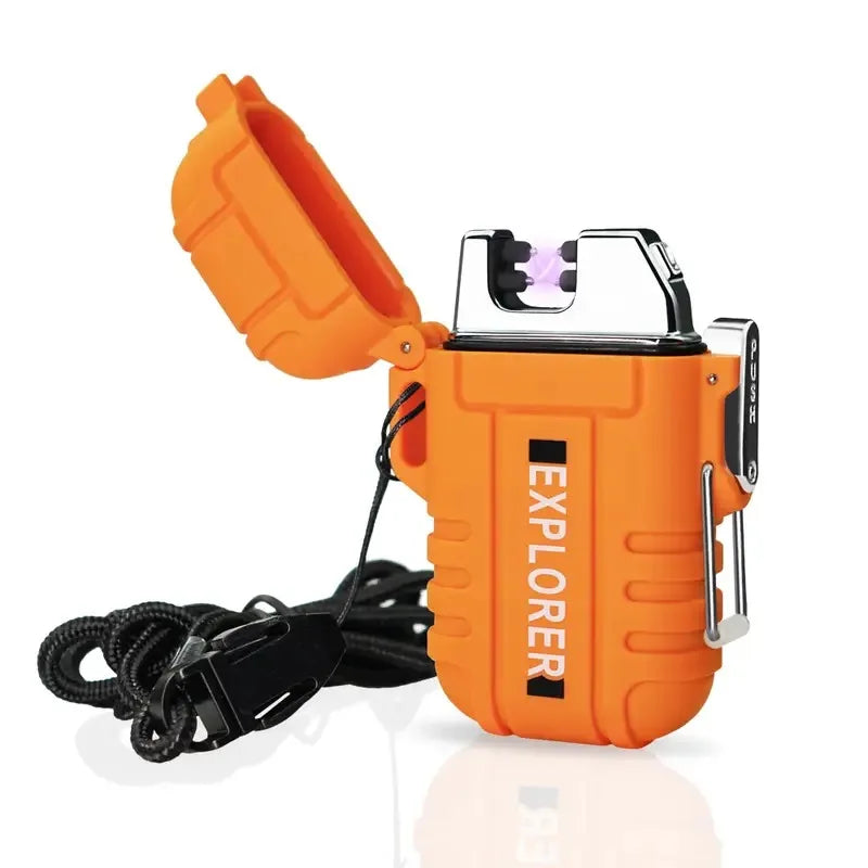 Bogen Feuerzeug – Winddicht, Wasserdicht & USB Wiederaufladbar