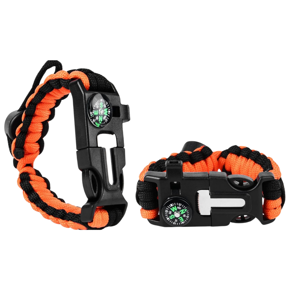 Multifunktionales Armband – 5-in-1 Survival-Werkzeug für Outdoor-Abenteuer