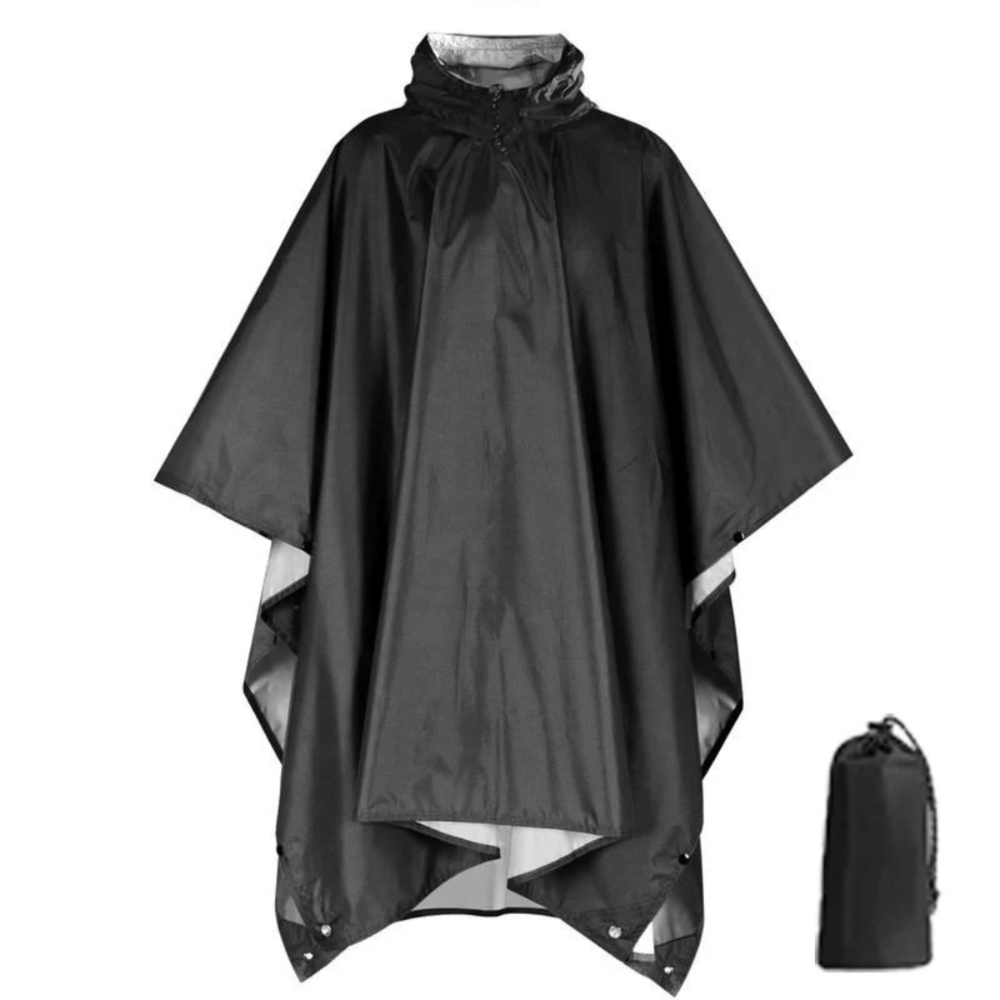 Leichter Regenponcho – Wasserdicht, Atmungsaktiv & Multifunktional