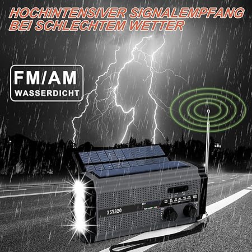 Das beste Notradio mit Dynamo – Immer vorbereitet!