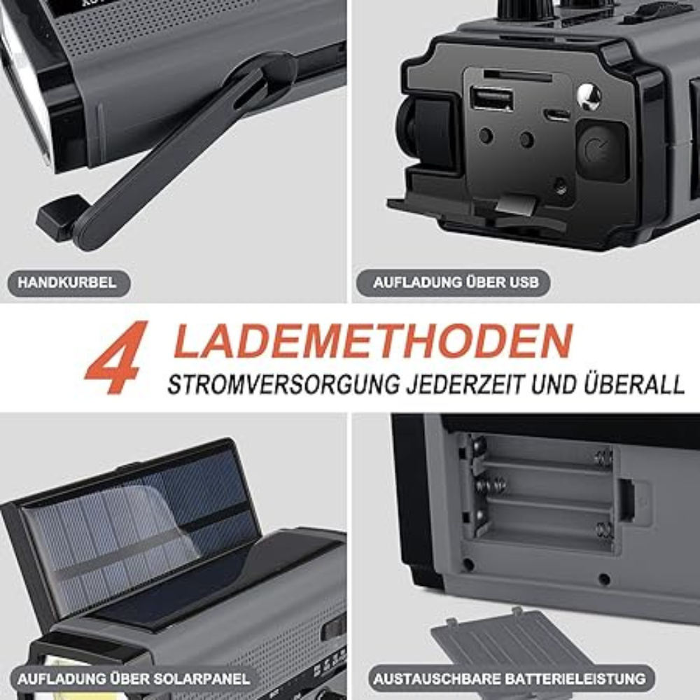 Das beste Notradio mit Dynamo – Immer vorbereitet!