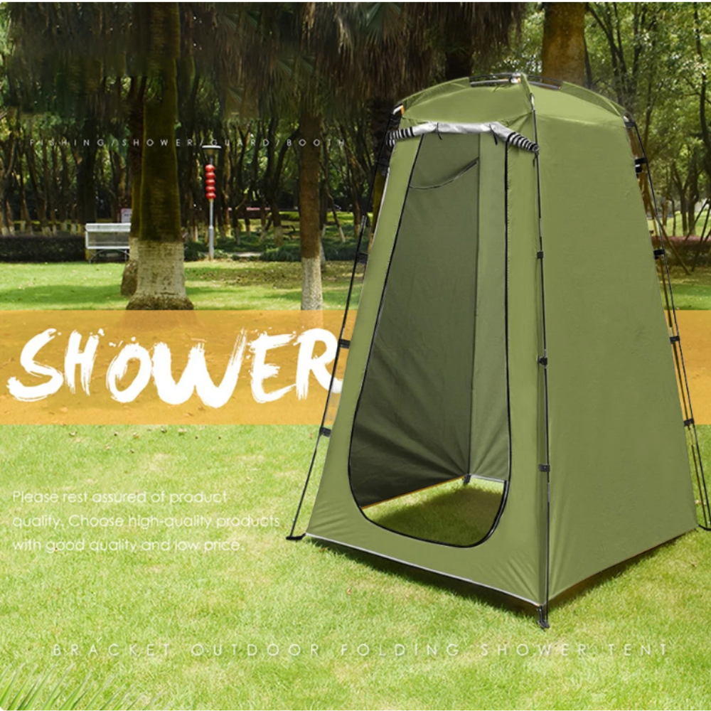 Tragbares Duschzelt – Wasserdicht, UV-Schutz & Einfacher Aufbau