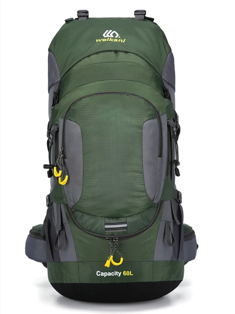 Outdoor-Rucksack 60L – Nylon & mehrere Fächer
