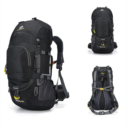 Outdoor-Rucksack 60L – Nylon & mehrere Fächer