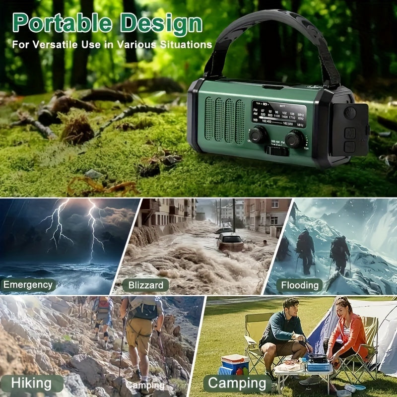 Notfallradio 10000mAh – Solar & USB-C