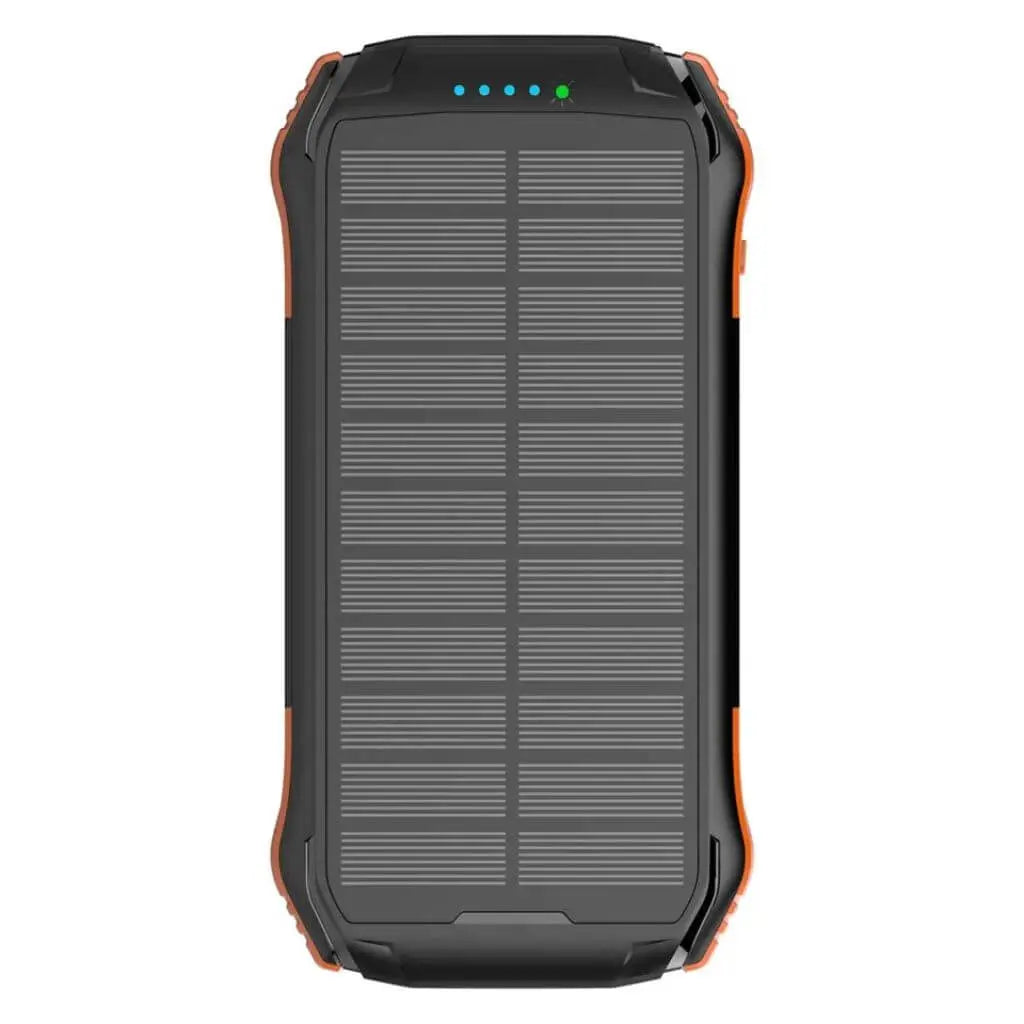 Solar Ladegerät - 26800mAh Akku, Outdoor Wasserdicht, 4 Solarpanels