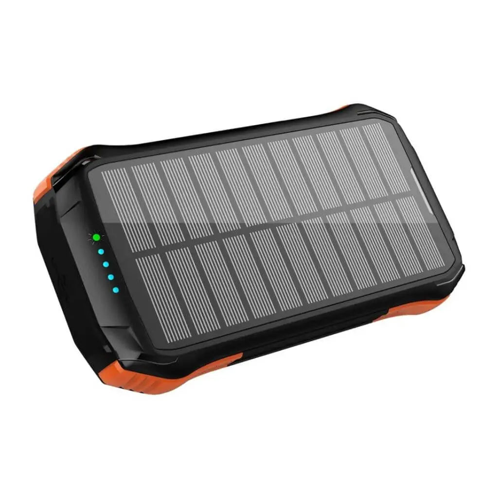 Solar Ladegerät - 26800mAh Akku, Outdoor Wasserdicht, 4 Solarpanels