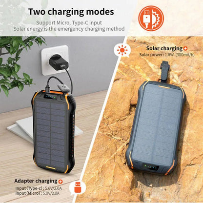 Solar-Powerbank 26800mAh – 4 Solarpanels
